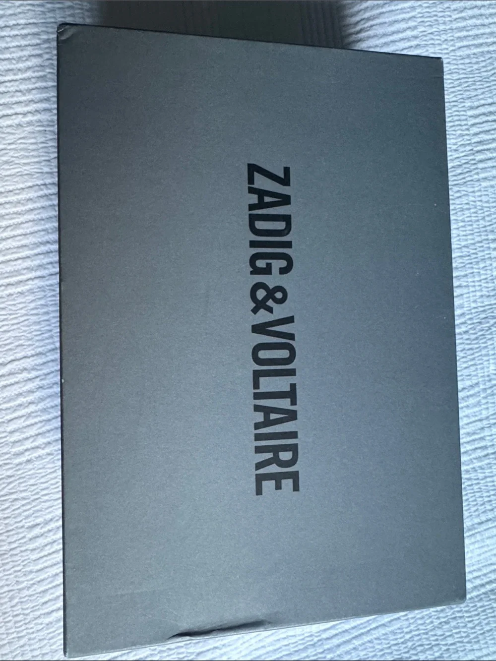 Zadig & Voltaire Black Garment Storage Box with Logo
